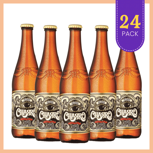 Cerveza Charro Pilsner 24 Pack - Cerveza Artesanal Mexicana Los Dragones Solo Cervezas Artesanales WG01