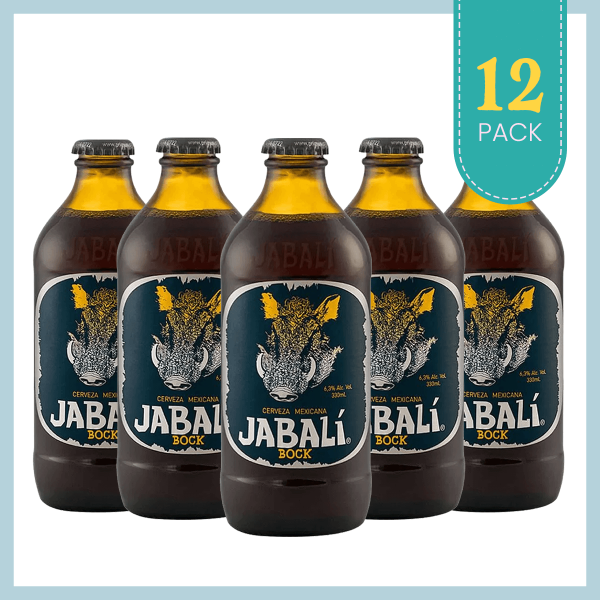 Jabalí Bock Cerveza Primus 12 Pack - Cerveza Artesanal Mexicana Los Dragones Solo Cervezas Artesanales