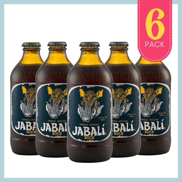 Jabalí Bock Cerveza Primus 6 Pack - Cerveza Artesanal Mexicana Los Dragones Solo Cervezas Artesanales
