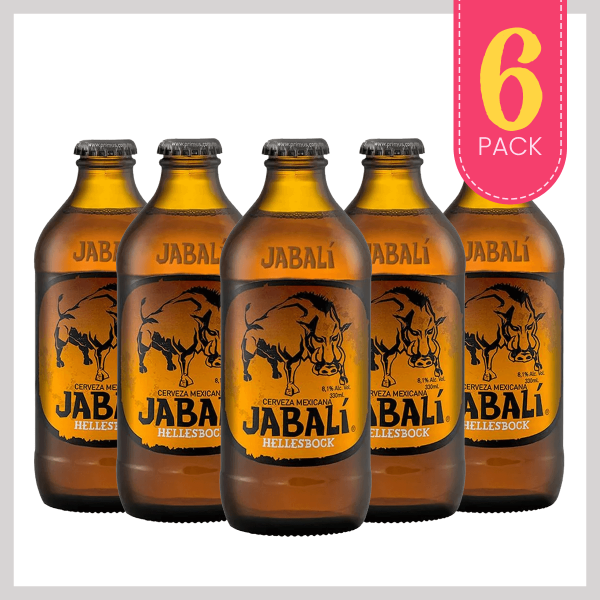 Jabalí Hellesbock Cerveza Primus 6 Pack - Cerveza Artesanal Mexicana Los Dragones Solo Cervezas Artesanales