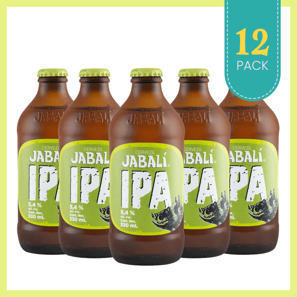 Jabalí IPA Cerveza Primus 12 Pack - Cerveza Artesanal Mexicana Los Dragones Solo Cervezas Artesanales