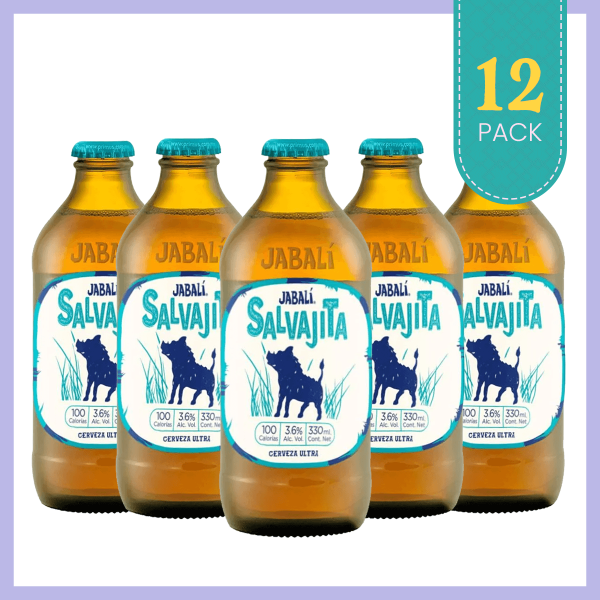 Jabalí Salvajita Cerveza Primus 12 Pack - Cerveza Artesanal Mexicana Los Dragones Solo Cervezas Artesanales