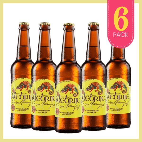 Jack Alebrije Mango 6 Pack - Cerveza Artesanal Mexicana Los Dragones Solo Cervezas Artesanales H01