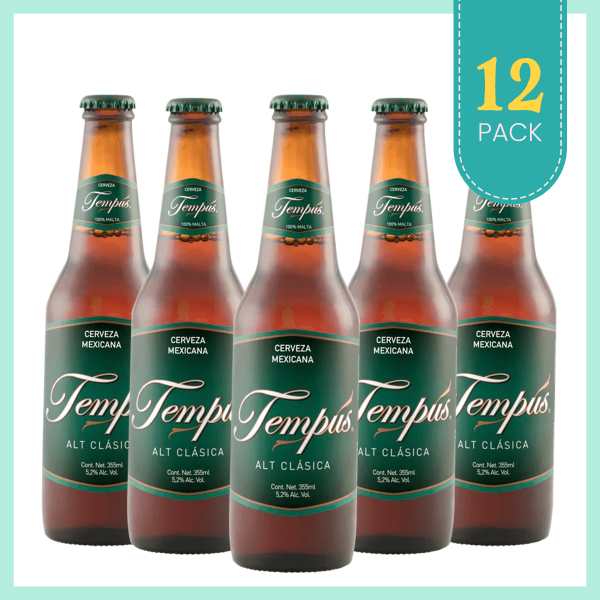 Tempus Clásica 12 Pack - Cerveza Artesanal Mexicana Los Dragones Solo Cervezas Artesanales