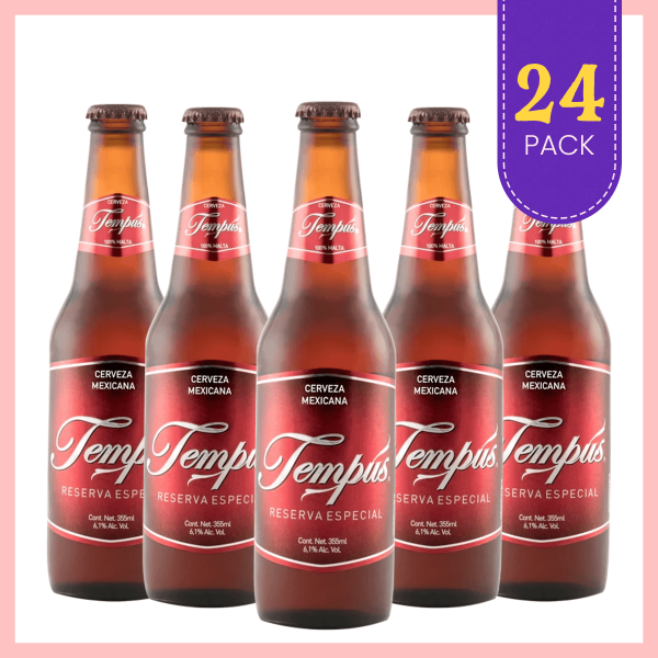 Tempus Reserva Especial 24 Pack - Cerveza Artesanal Mexicana Los Dragones Solo Cervezas Artesanales