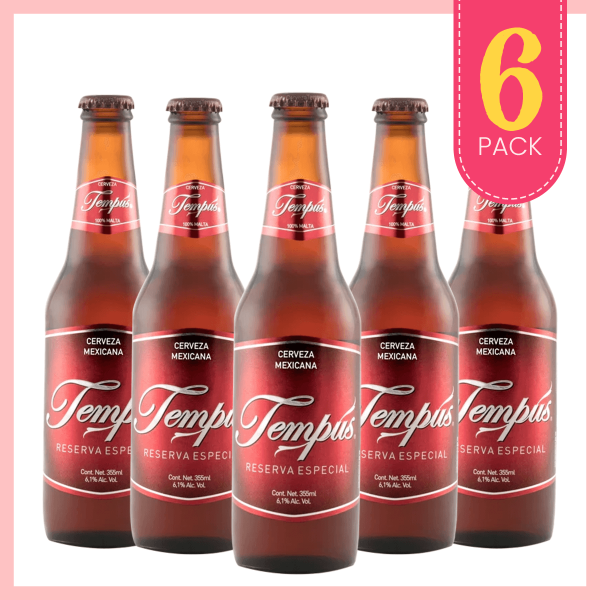 Tempus Reserva Especial 6 Pack - Cerveza Artesanal Mexicana Los Dragones Solo Cervezas Artesanales